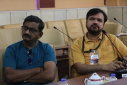 نشست مشترک هیئت رئیسه . اساتید زبانشناسی با اساتید و دانشجویان هندی