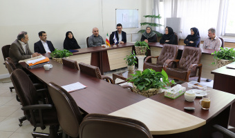 جلسه معارفه و تودیع رئیس کتابخانه  
